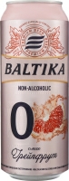 Пиво безалкогольное специальное со вкусом грейпфрута Балтика 0, 0.5 л ж/б