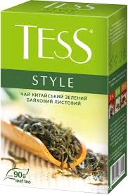 Чай зеленый листовой Tess Style, 90 г