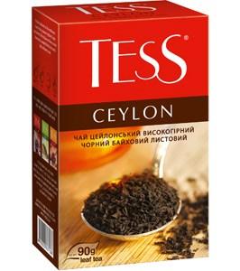 Чай черный листовой Tess Ceylon, 90 г