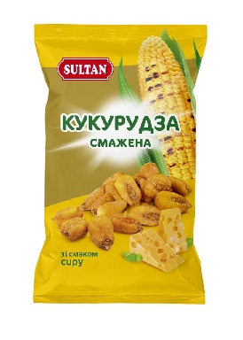 Кукуруза жареная со вкусом сыра Султан, 60 г