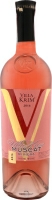 Вино розовое полусладкое Мускат Villa Krim, 0.75 л