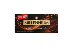 Шоколад черный пористый Милениум, 85 г