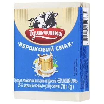 Сыр плавленый Сливочный вкус Тульчинка, 70 г