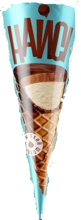 Мороженое рожок пломбир с мягким шоколадом Найси, 90 г