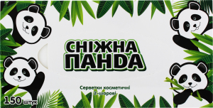 Бумажные салфетки Снежная панда, 150 шт/уп.