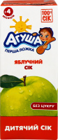 Сок Яблочный Агуша, 0.2 л