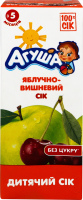 Сок Яблоко-Вишня Агуша, 0.2 л
