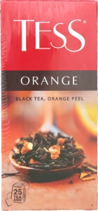 Чай черный пакетированный Tess Orange, 1.5 г*25 пак.