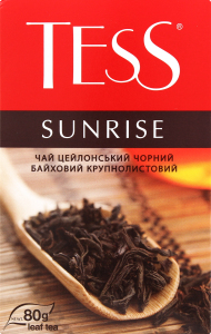 Чай черный листовой Tess Sunrise, 80 г