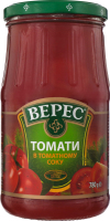 Консервированные томаты в томатном соку Верес, 780 г