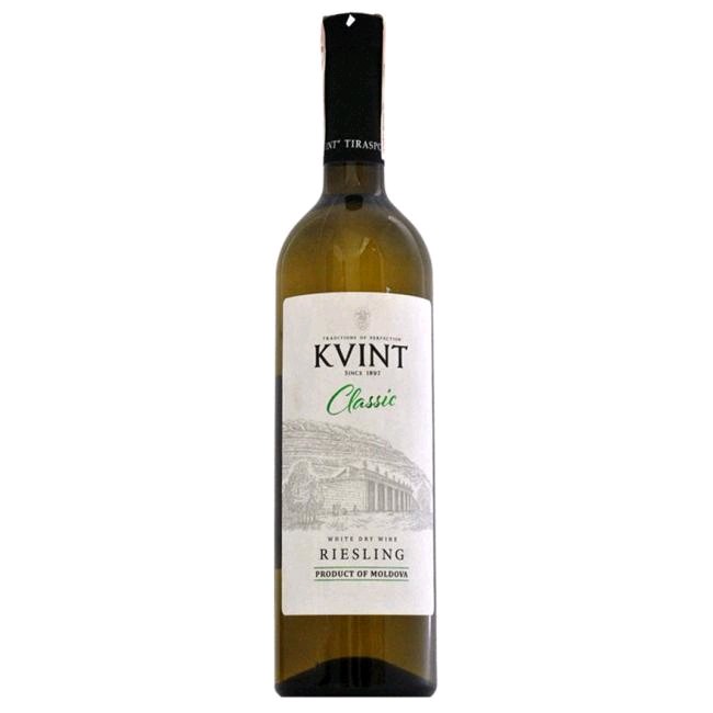 Вино белое сухое Рислинг Kvint, 0.75 л