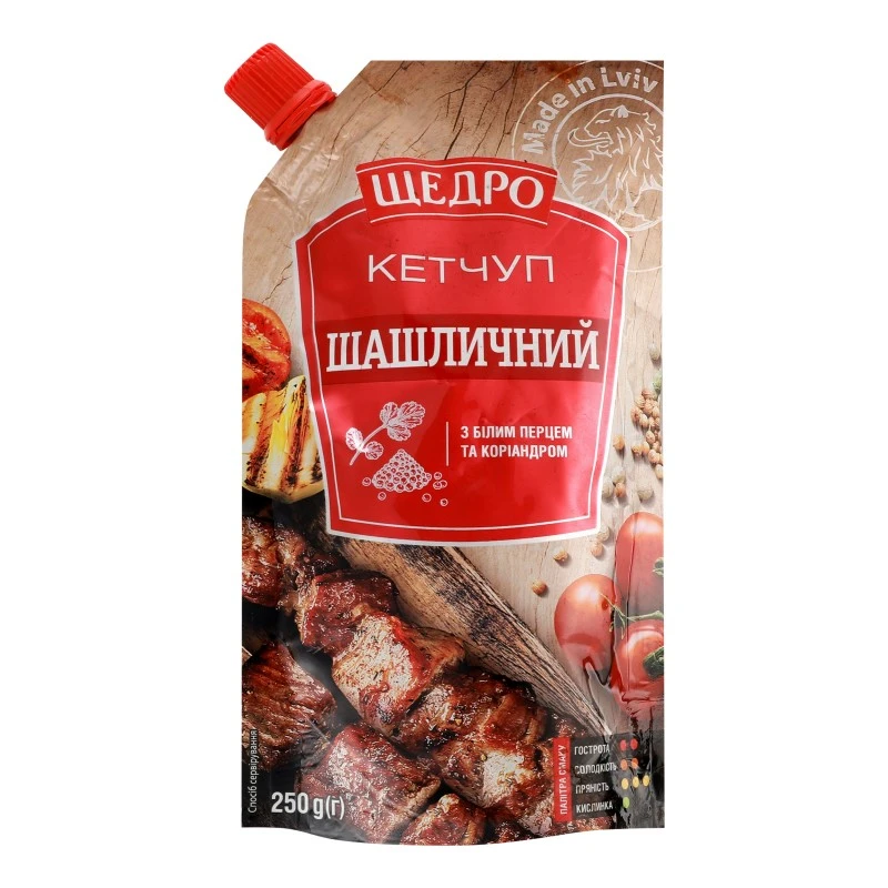 Кетчуп Шашличный Щедро, 250 г