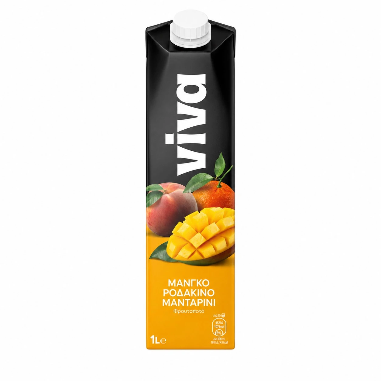 Напиток соковый манго/персик/танжерин Viva, 1 л