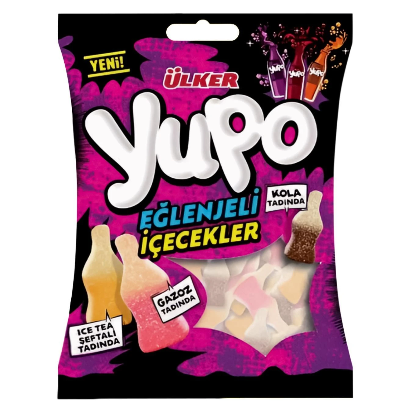 Желейные конфеты Yupo Газированные напитки Ulker, 80 г
