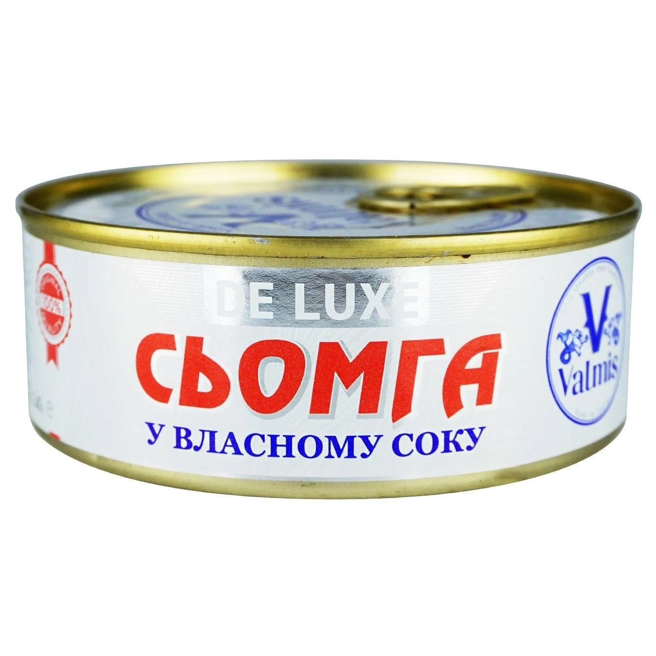 Семга в собственном соку De Luxe Valmis, 240г ключ