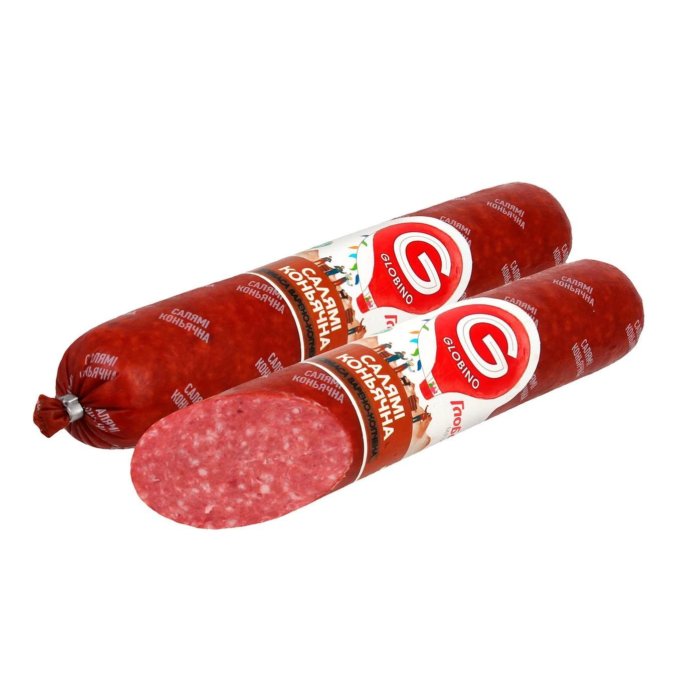 Колбаса варено-копченая Салями Коньячная в/с Глобино