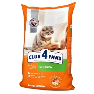 Корм сухой для котов Курица Premium Club 4 Paws