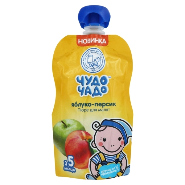 Пюре Яблоко-Персик Чудо Чадо, 90 г
