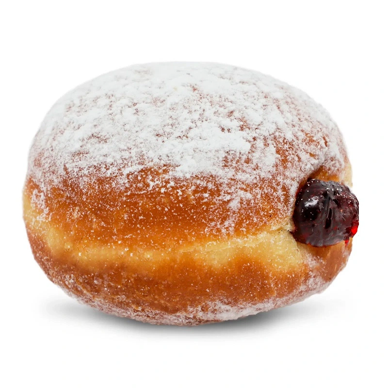 Пончик с вишней, 100г