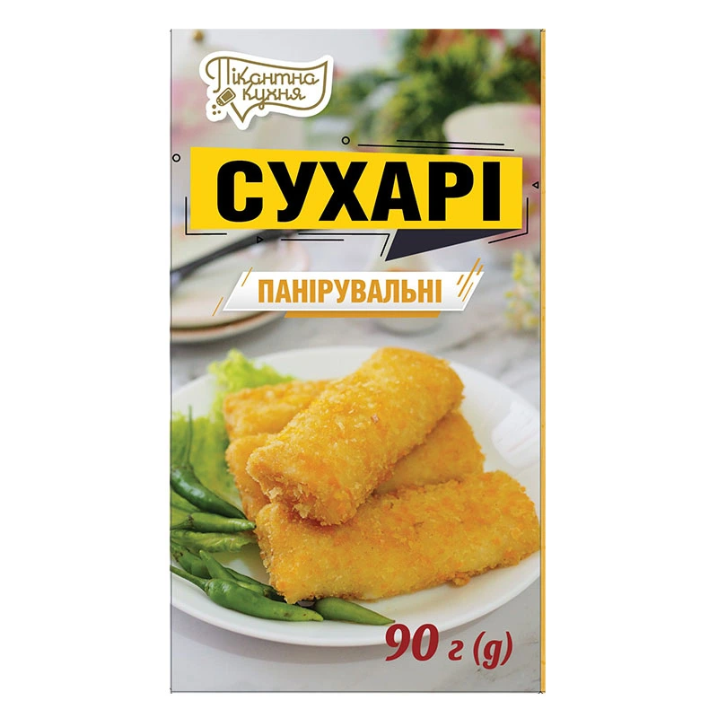 Сухари панировочный Пикантна Кухня, 90г