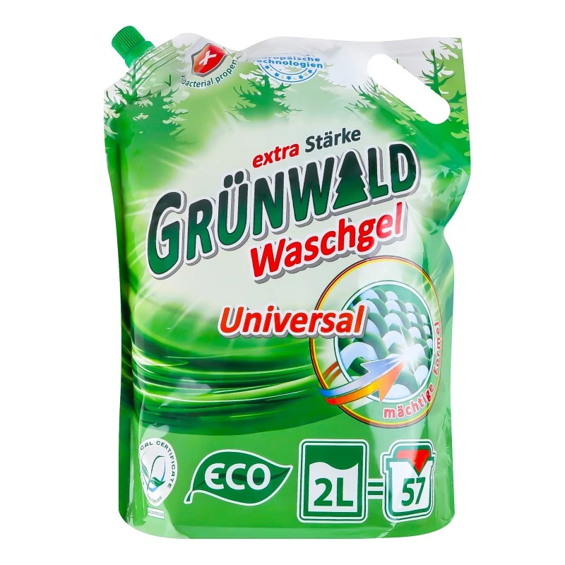 Средство моющее синтетическое жидкое для стирки цветных и белых тканей Universal Grunwald 2л