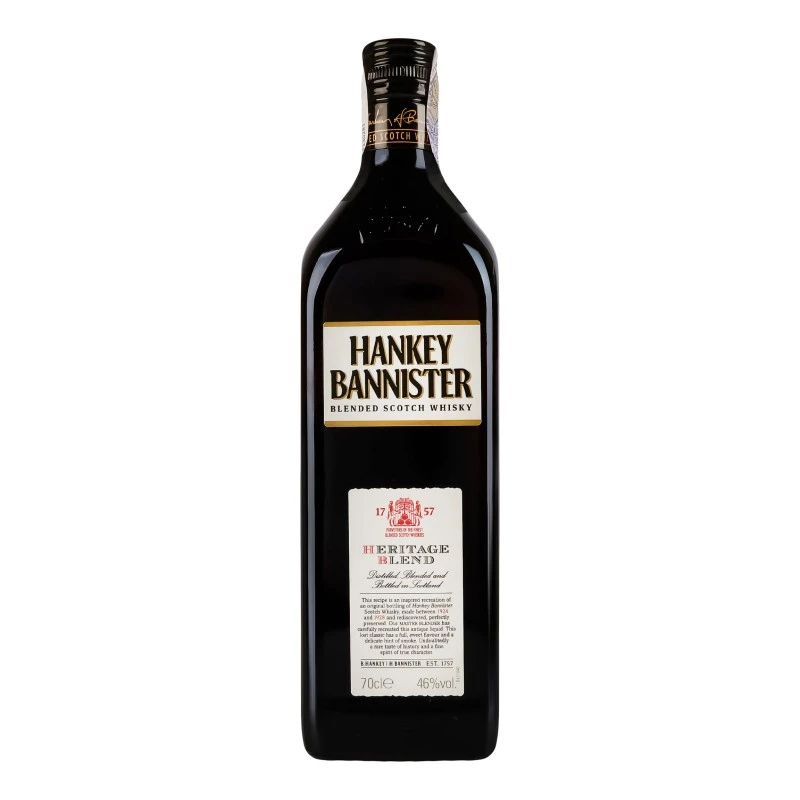 Виски 46% Heritage blend Hankey Bannister бут 0.7 л