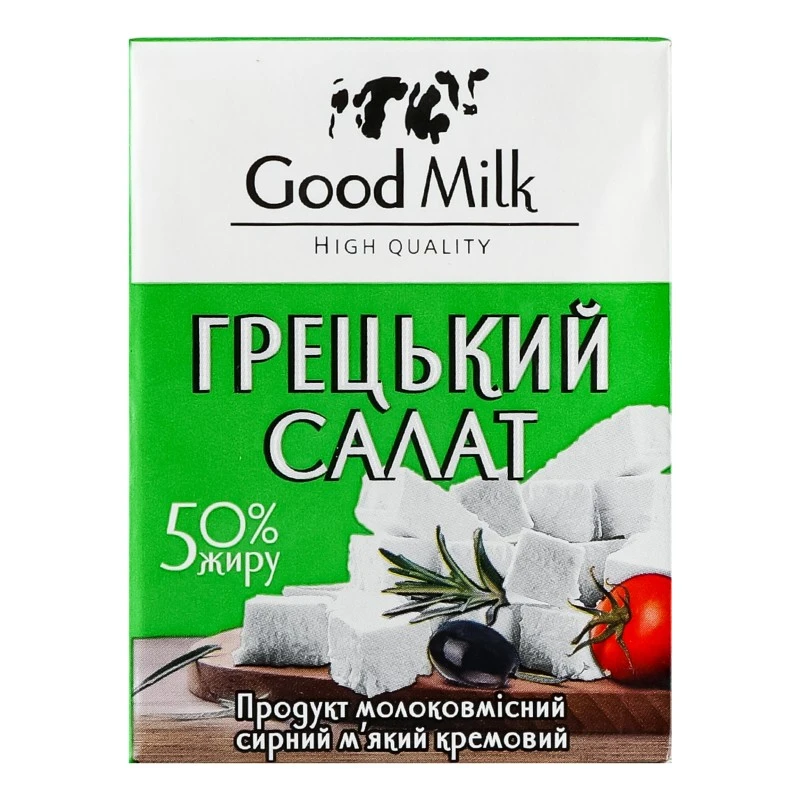 Продукт мягкий кремовый 50% Греческий салат Good Milk, 200 г