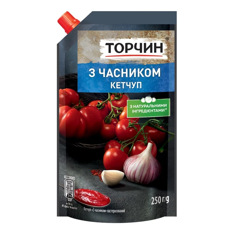 Кетчуп С чесноком Торчин, 250 г