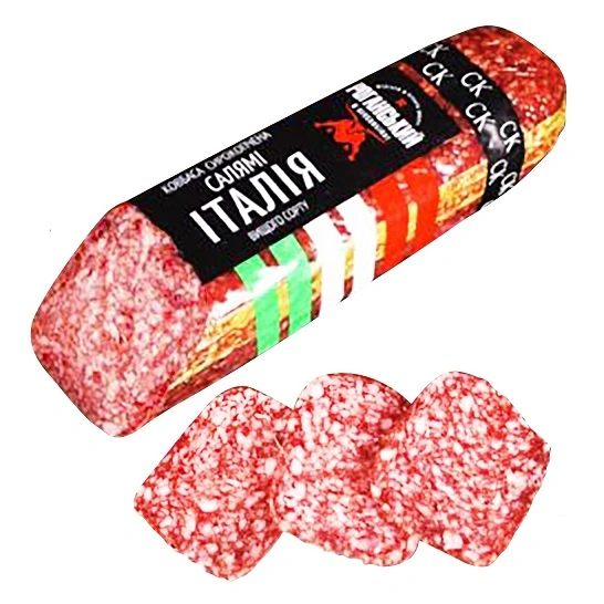 Колбаса сырокопченая в/с салями Италия Роганский МК