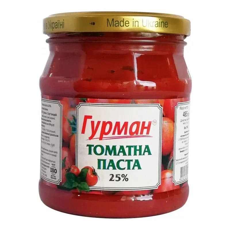 Томатная паста 25% Гурман, 485 г