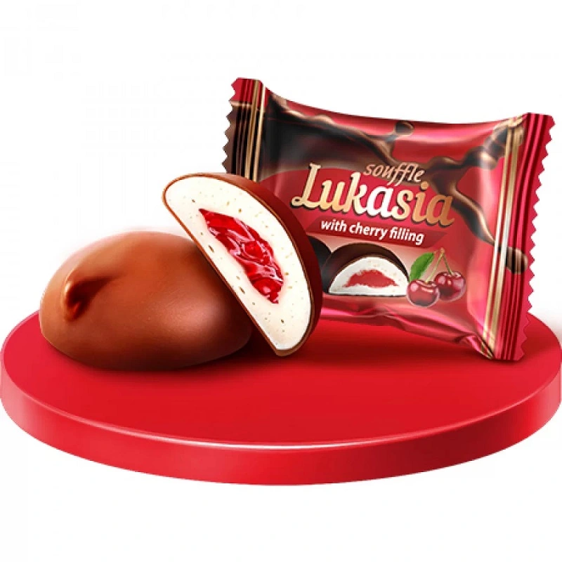 Конфеты шоколадные с вишней Лукася