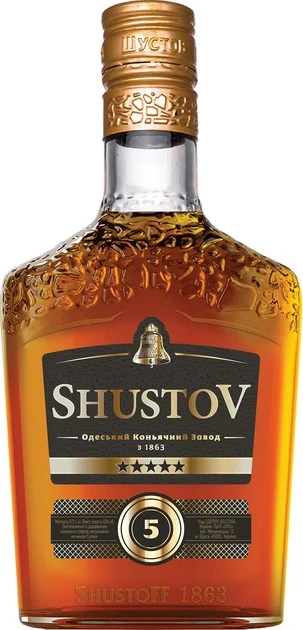 Напиток спиртный 5 звезд Величественная коллекция Shustoff, 0.5 л