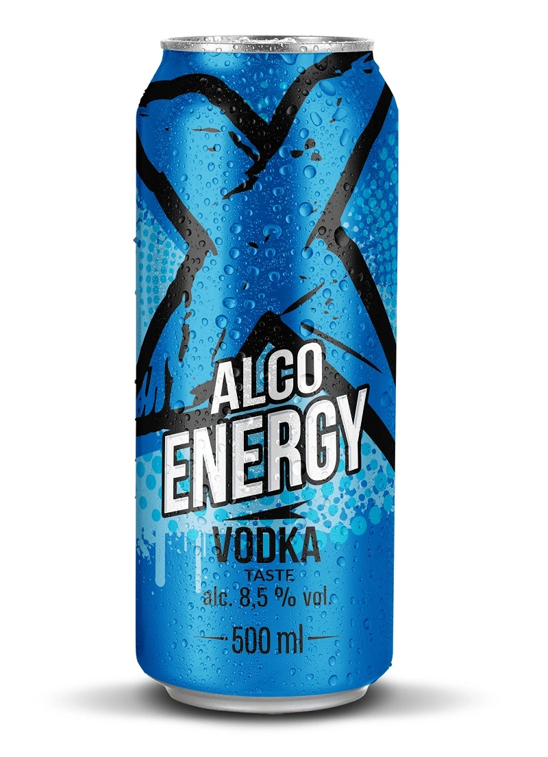 Напиток энергетический алкогольный 8.5% X ALCO ENERGY водка , 0.5 л