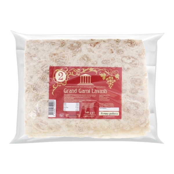 Лаваш листовой Grand Garni, 340 г (2 шт./уп.)