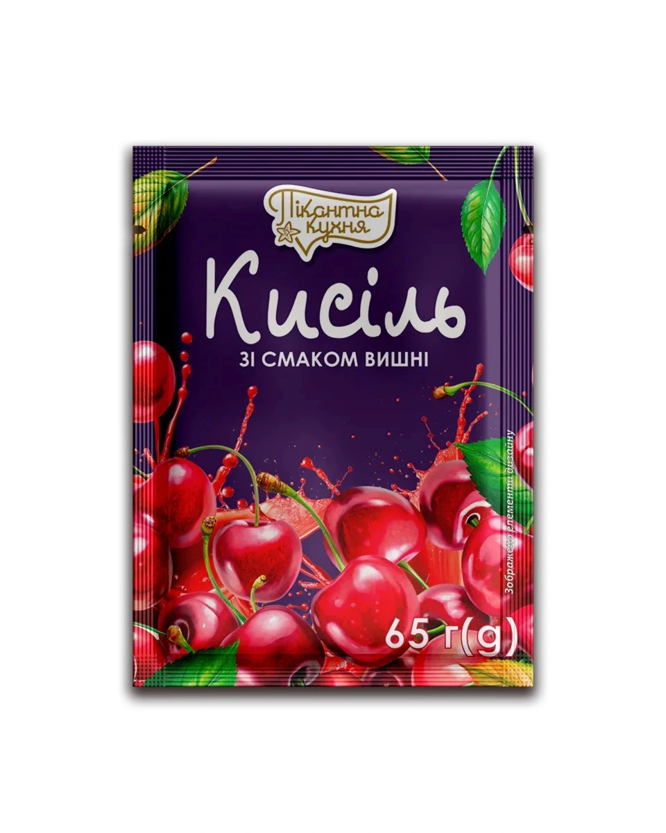 Кисель со вкусом вишни Пікантна Кухня, 65 г