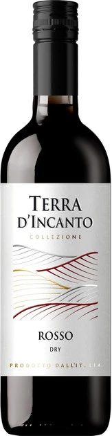 Вино 12% красное сухое Rosso Terra d'Incante, бут 0.75л
