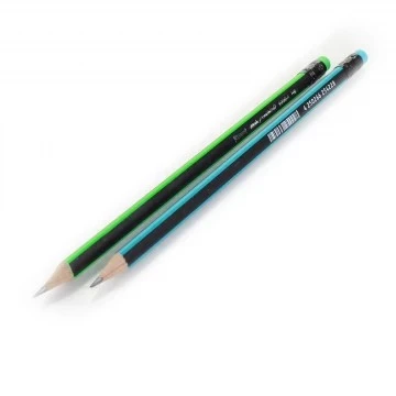 Карандаш графитный Sweet HB с ластиком ассортимент корпус Optima, шт