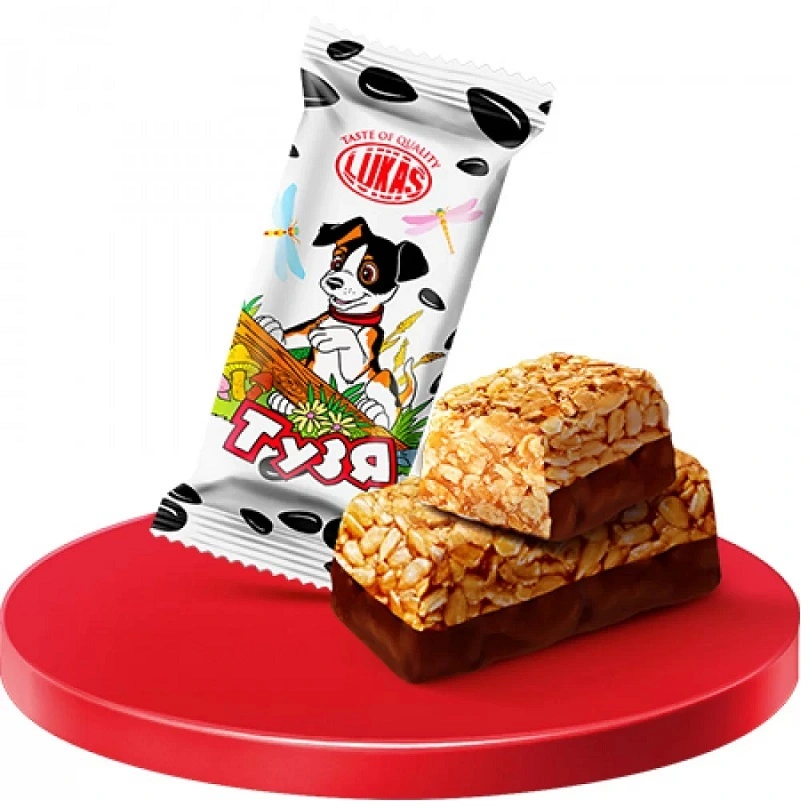 Конфеты молочно-грильяжные в глазури Тузя Лукас