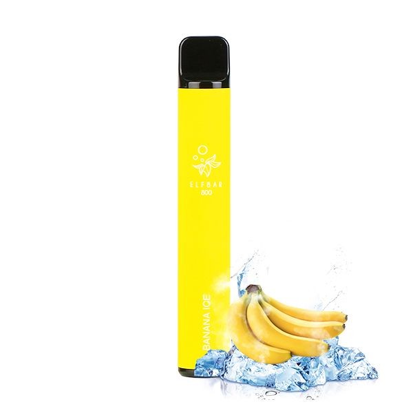 Электронная сигарета одноразовая банан лед Elf Bar 1500 5%, 3.2 мл