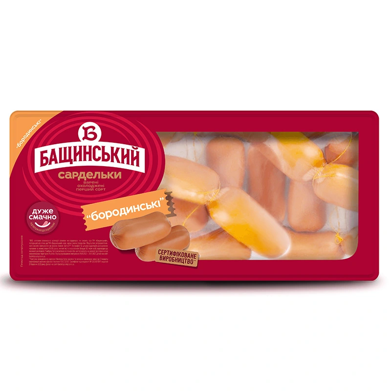 Сардели вареные Бородинские 1/с Бащинский