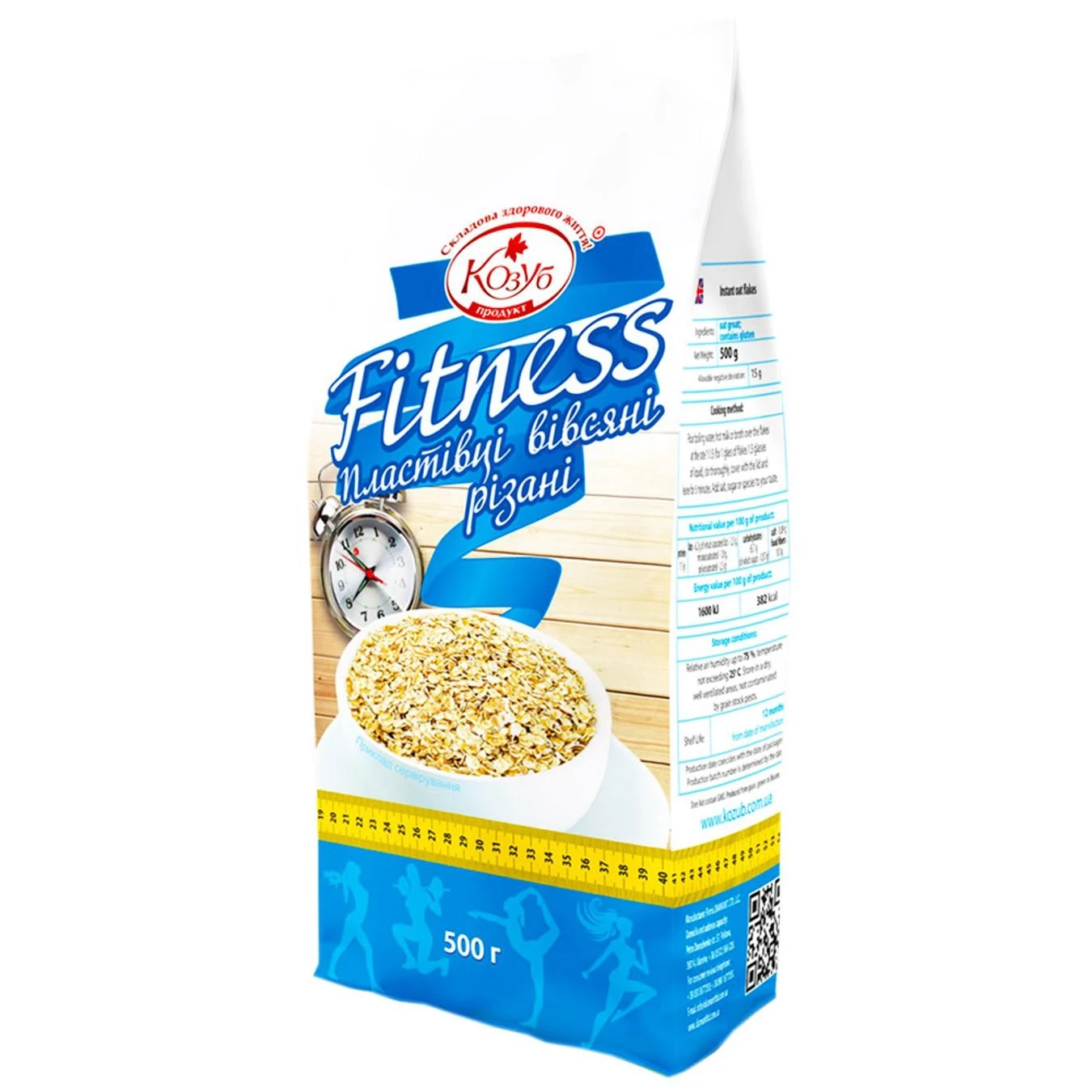 Хлопья овсяные Фитнес Козуб, 500 г