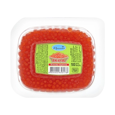 Икра белковая красная Русалочка, 100 г