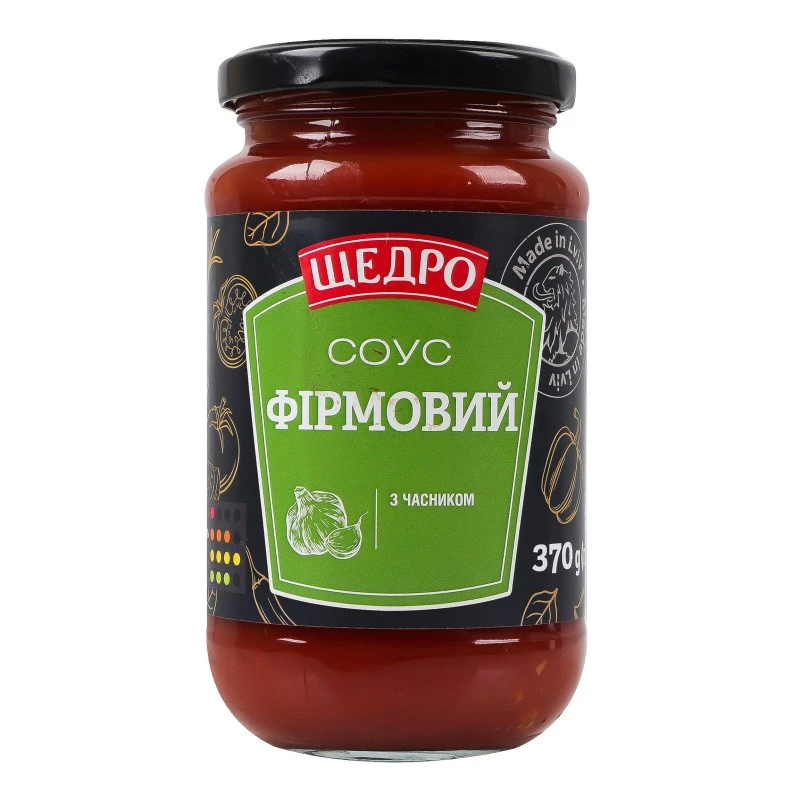 Соус Фирмовый с/б  Щедро, 370 г