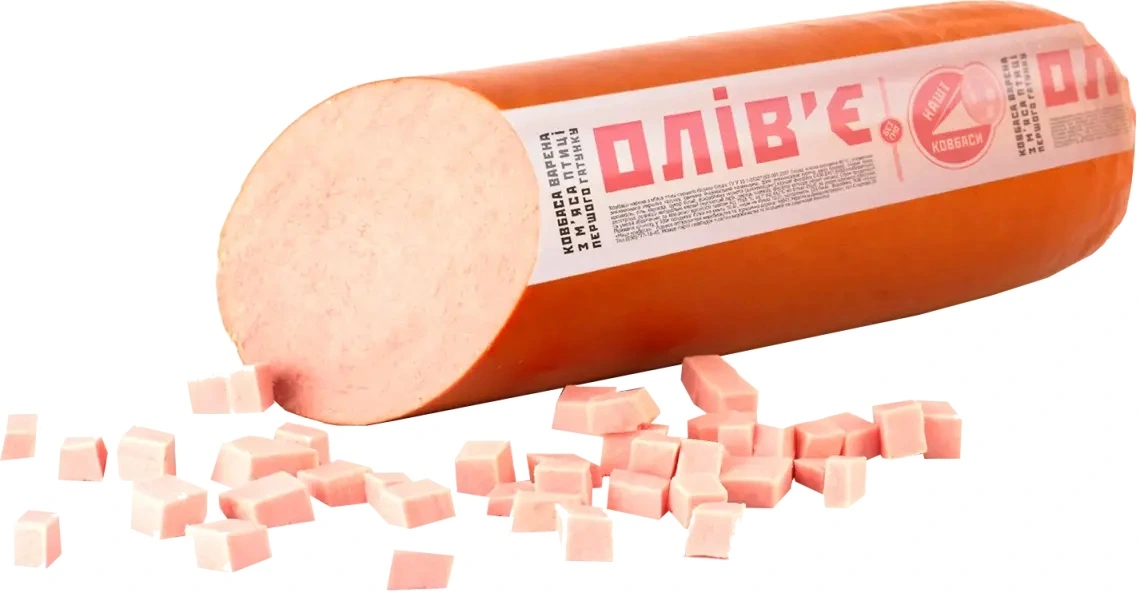 Колбаса вареная Оливье 1/с фиброуз Алан