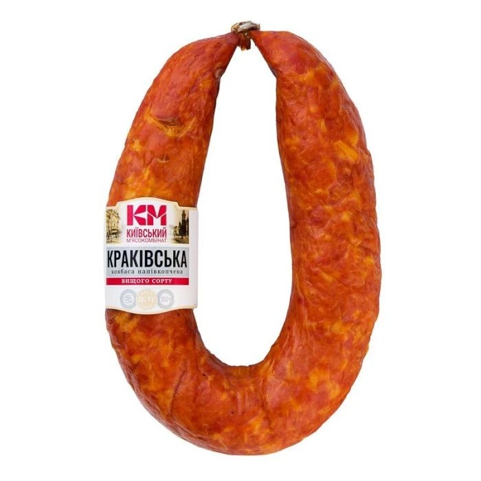 Колбаса полукопченая Краківська Київський МК