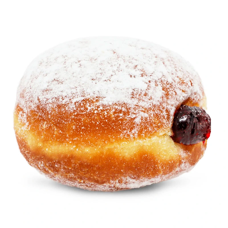 Пончик с клубникой, 100г