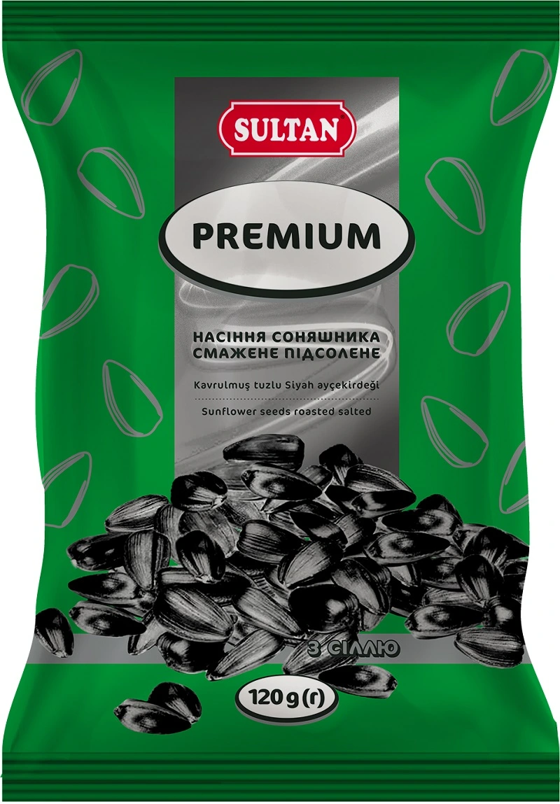 Семечки жареные соленые Премиум Султан, 120 г