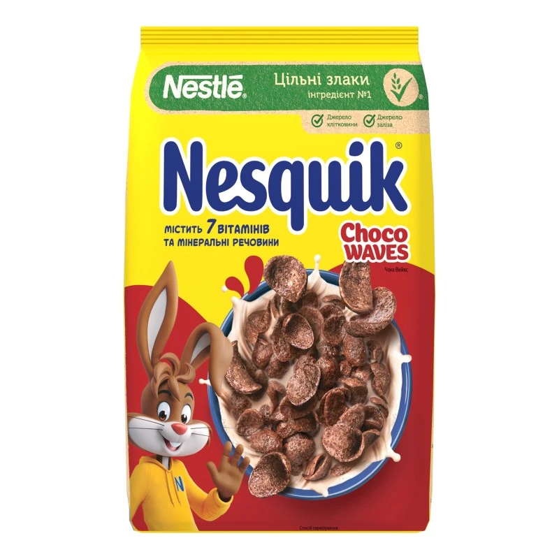 Сухой завтрак с витаминами и минеральными веществами Choco Waves Nesquik, 210 г