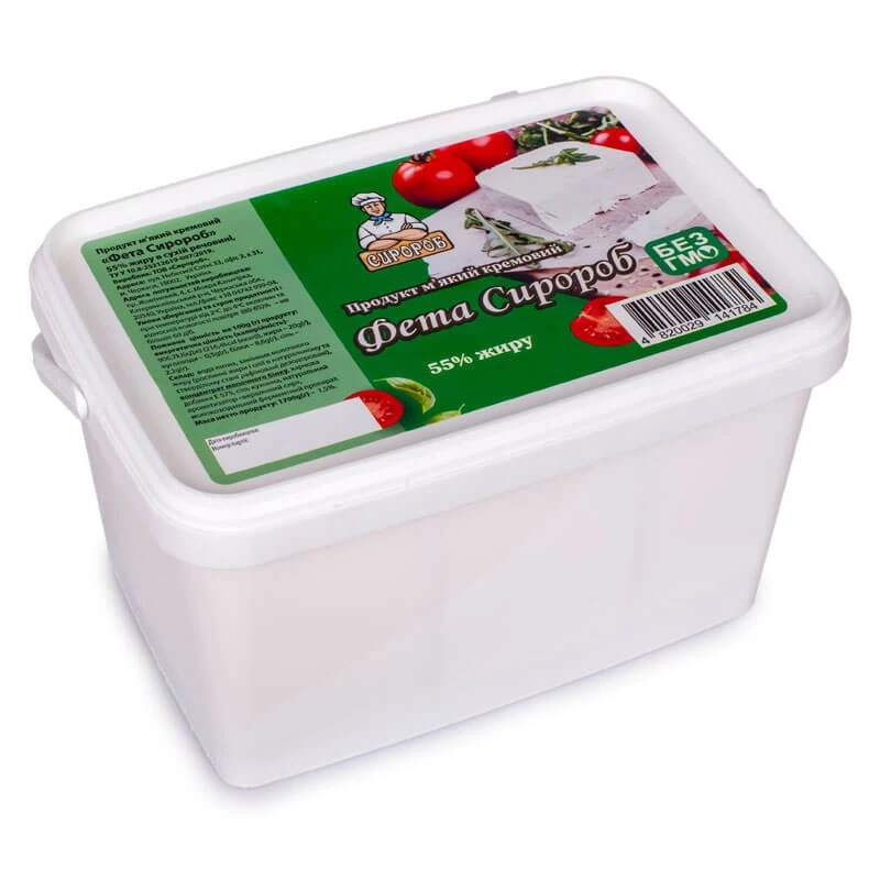 Сыр мягкий 55% фета Сиророб