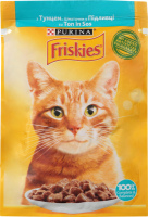 Корм для котов с тунцом в соусе Фрискис, 85 г